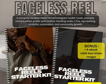 Mega Faceless Reels Bundle | Marketing Content Starter Kit (MRR)