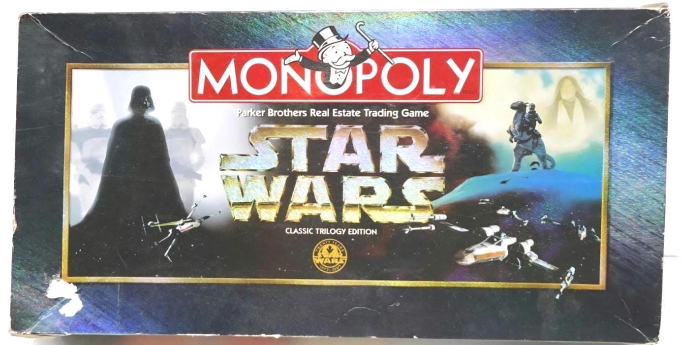 1997年製ヴィンテージ スターウォーズ モノポリー クラシック