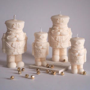 Nussknacker Kerze I Nussknacker Set I Nutcracker I Candle I handgemacht