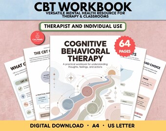 Arbeitsblätter zur kognitiven Verhaltenstherapie (KVT) zum Ausdrucken, Bewältigungsstrategien, Arbeitsblätter zur kognitiven Verhaltenstherapie, mentale Gesundheit, Gedanken neu formulieren, Jugendliche und Erwachsene