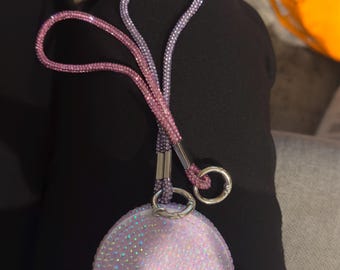 Estuche para snus con diamantes de imitación y correa para la muñeca (hecho a pedido)