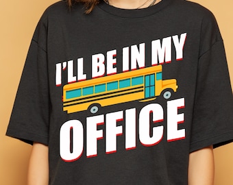 Camiseta divertida de conductor de autobús escolar, camiseta de transporte