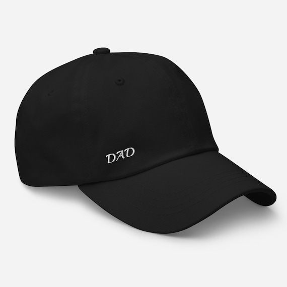 Dad Embroidered Baseball Cap: Low Profile Cotton Twill