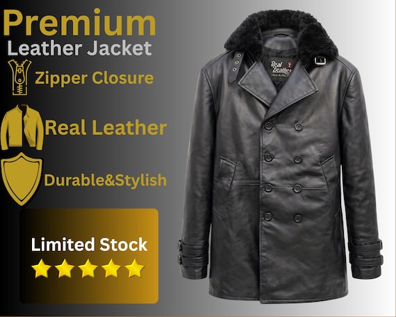 Leon S Kennedy Resident Evil 9 Requiem Black Leather Jacket, Aged