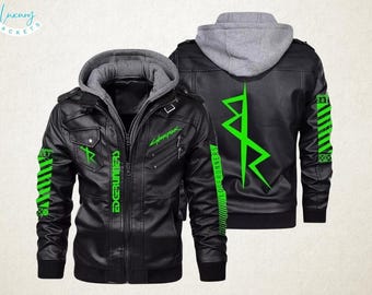 Limited Edition David Martinez Jacket – Cyberpunk Edgerunners Cosplay Hoodie | Neon Zipper Punk Coat for Men