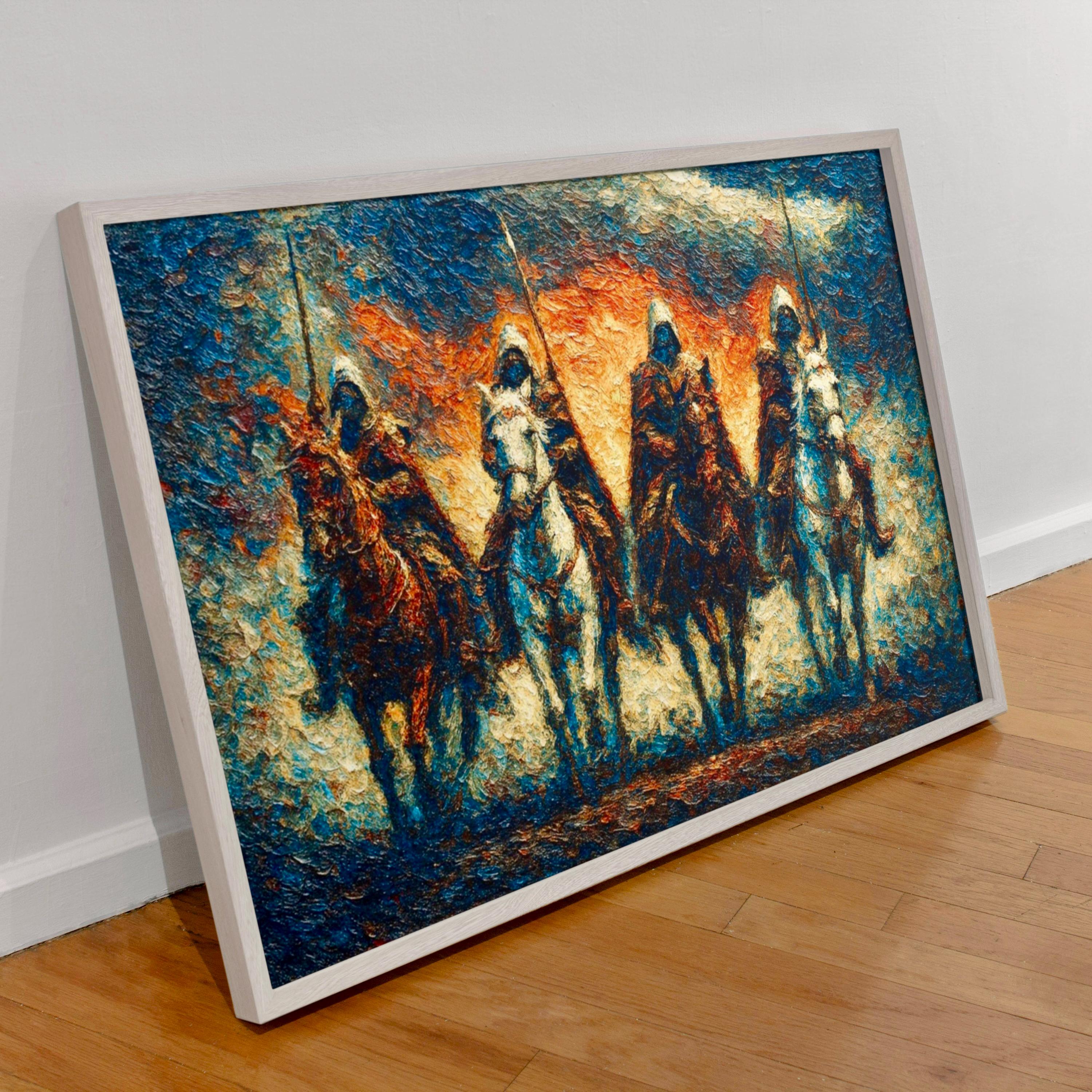 Four Horsemen of the Apocalypse Art: Gothic Medieval Knight