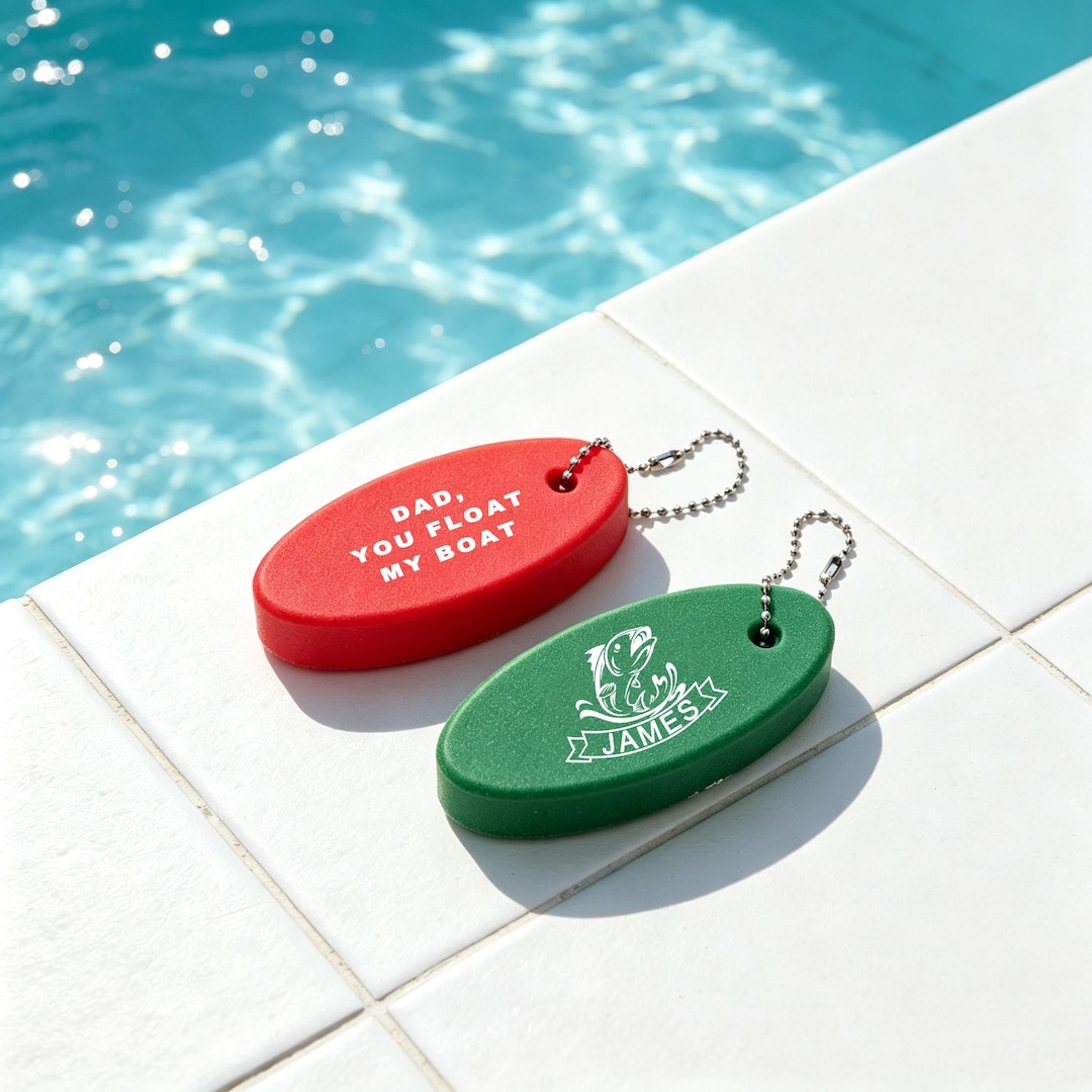 Custom Floating Keychain – Personalized Name, Waterproof Key Float for ...