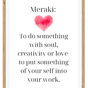 Greek Words Wall Art Set – Meraki, Philoxenia & Kefi – Digital Download Printable Decor
