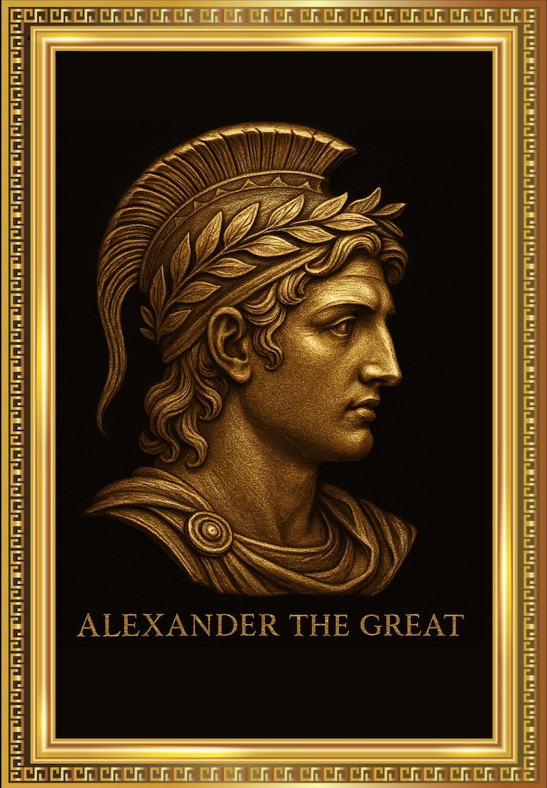 Alexend Alexander the Great Wall Art Set of 6 | Greek Mythology & History ...