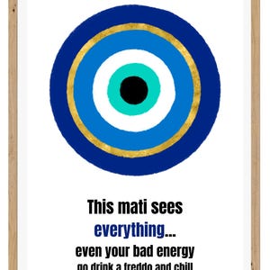Greek Evil Eye Wall Art Set – Modern Mati & Symbolic Protection – Digital Printable Decor