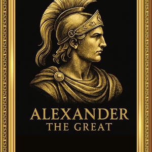 Alexander the Great Wall Art Set of 6 | Greek Mythology & History Digital Prints | Golden Ancient Warrior Poster | A4 Instant Download