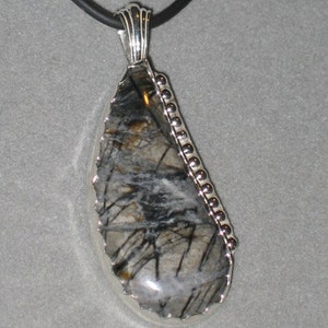 Picasso Jasper in Sterling Silver Pendant