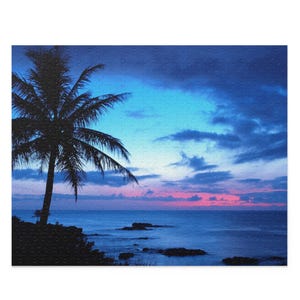 Puzzle, Hawaii Insel Sonnenuntergang, schöner Abendhimmel, 120 252 500 Stück Puzzle Spiel, Landschaft Landschaft Spielzeug, herausfordernde Kunstwerk für Erwachsene