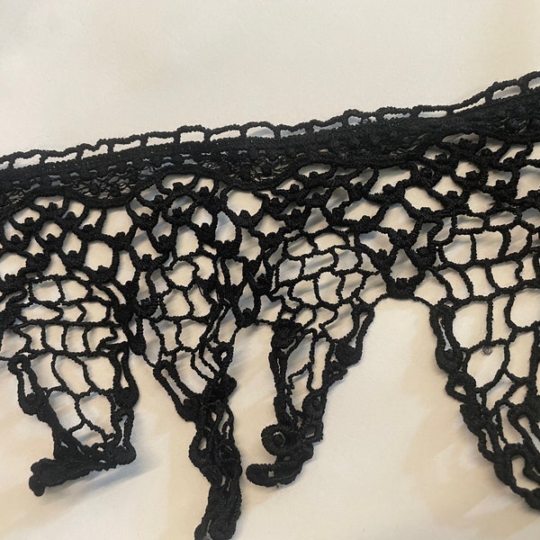 Crochet Lace Fabric Etsy