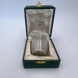 Christofle Cup – Silver-Plated Metal, Classic Style