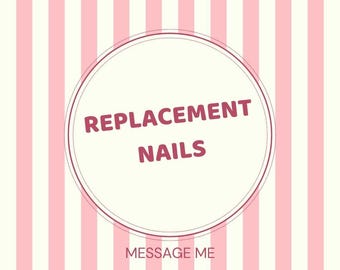 Handmade Press On Nails | Replacement Nails Service, Custom Nail Order, Spare Fake Nails