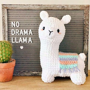 Layla the Llama Crochet Pattern – Cute Amigurumi Llama Toy PDF – Easy Crochet Animal Plush Pattern