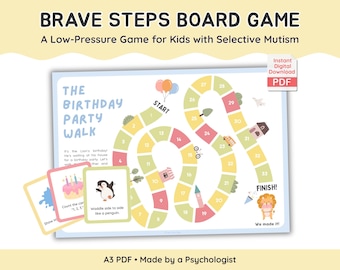Wählbare Mutismus Brettspiel-Therapie-Aktivität für Kinder