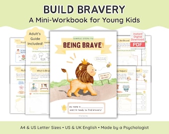 Workbook on Building Bravery For Kids Social Emotional Learning