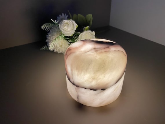 Natural Marble Lamp,Touch Sensor Light,Modern Minimalist Lamp,Bedside Table Lamp,Christmas gift, Home Decor Lighting, HouseWarming Gift