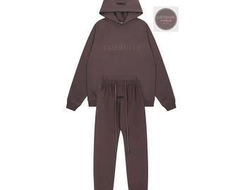 Sudadera con capucha y pantalón deportivo unisex de algodón hecho a mano