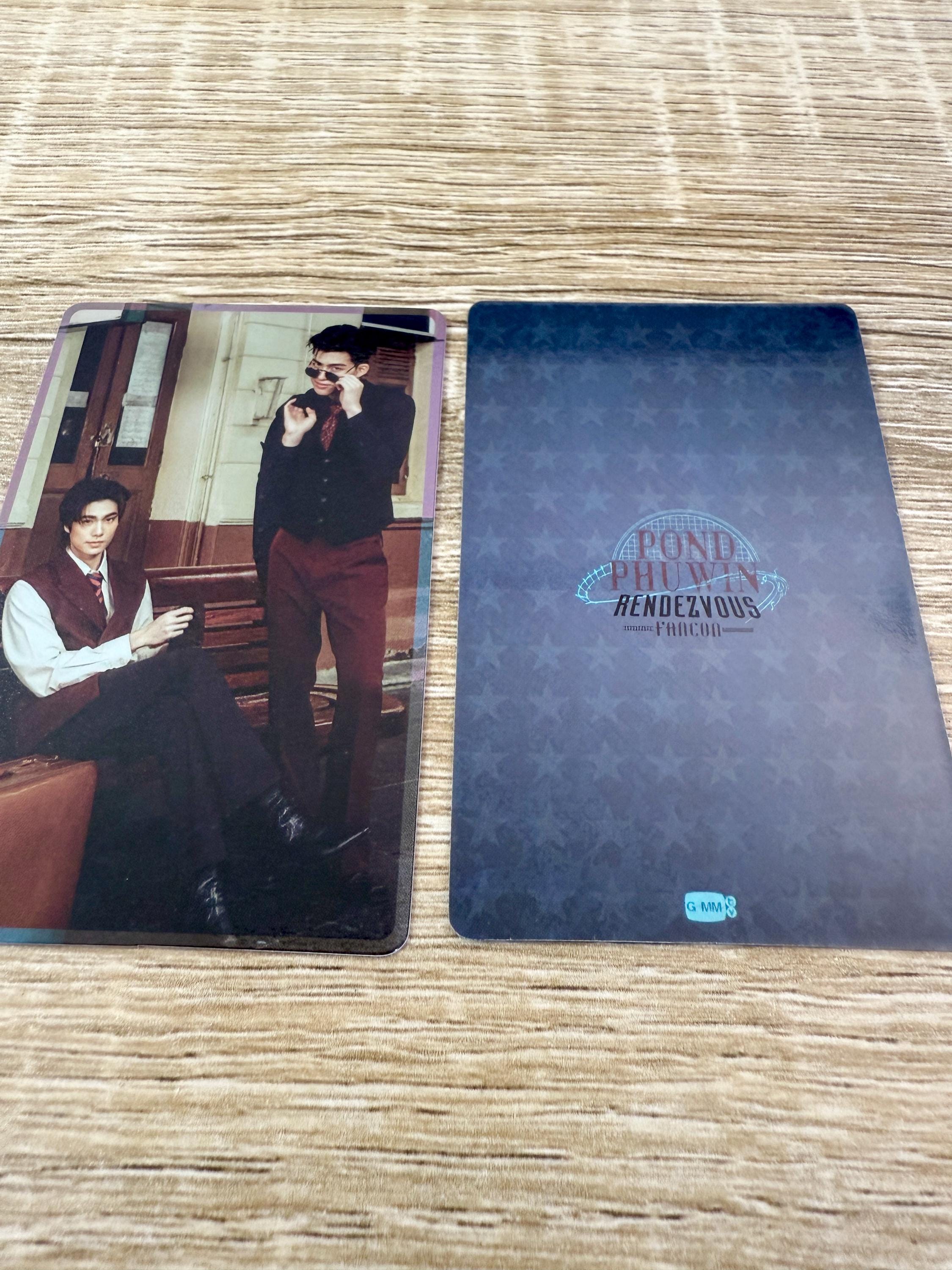 Official GMMTV Pond Phuwin Rendezvous Fancon Photo Cards - Thai BL