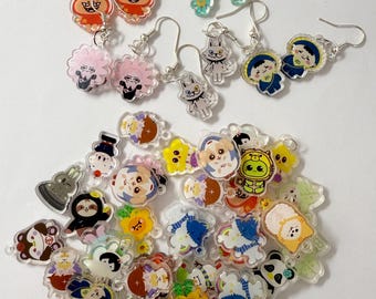 Updated Pick 2 Pairs! Unofficial Mascot DIY Earrings | PondPhuwin JimmySea PerthSanta TayNew SkyNani WilliamEst AouBoom ForceBook Lykn
