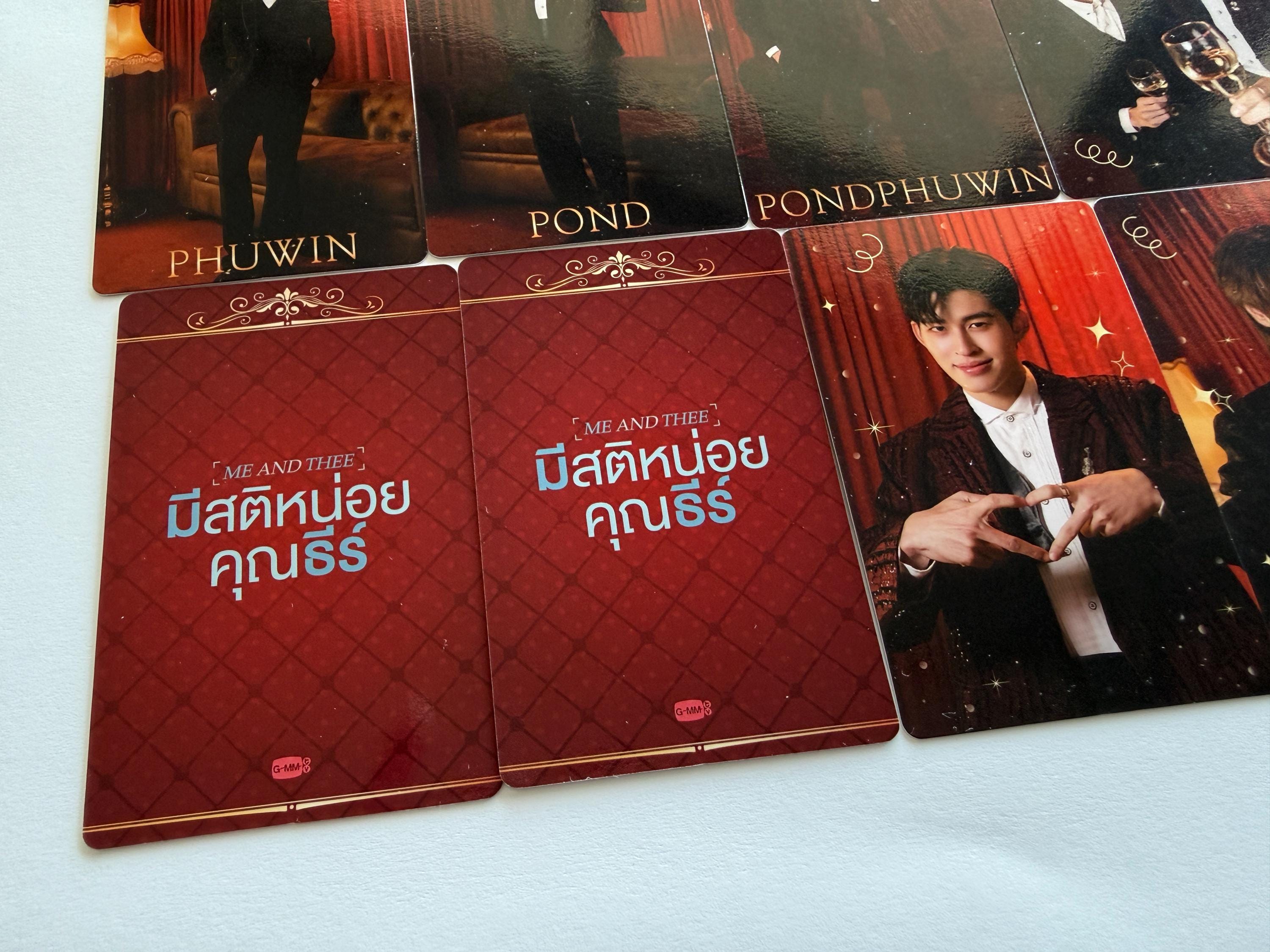 Official GMMTV Me & Thee Fan Party Photo Cards | Pond Phuwin