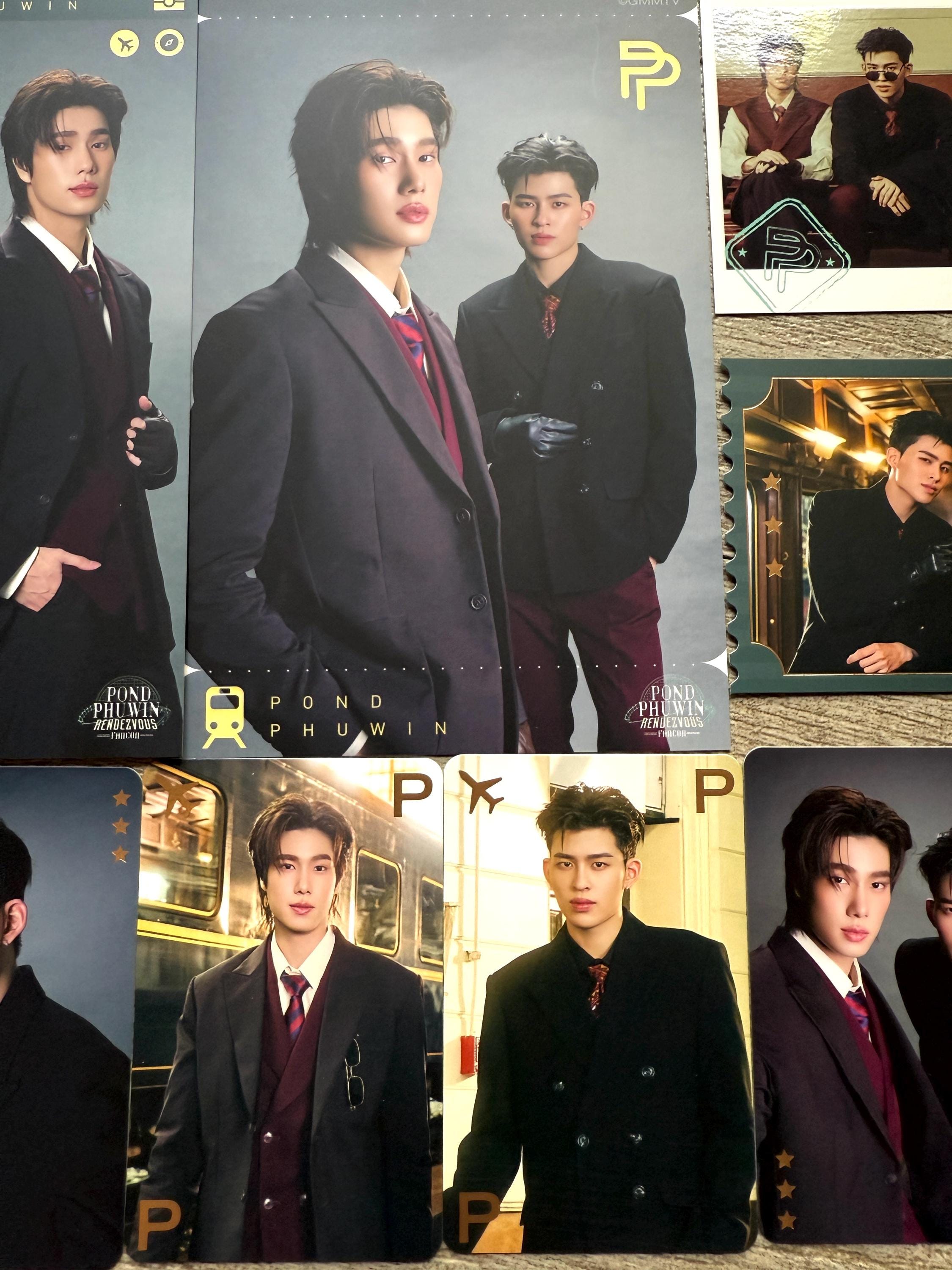 Official GMMTV Pond Phuwin Rendezvous Fancon Mini Photo Set - Thai