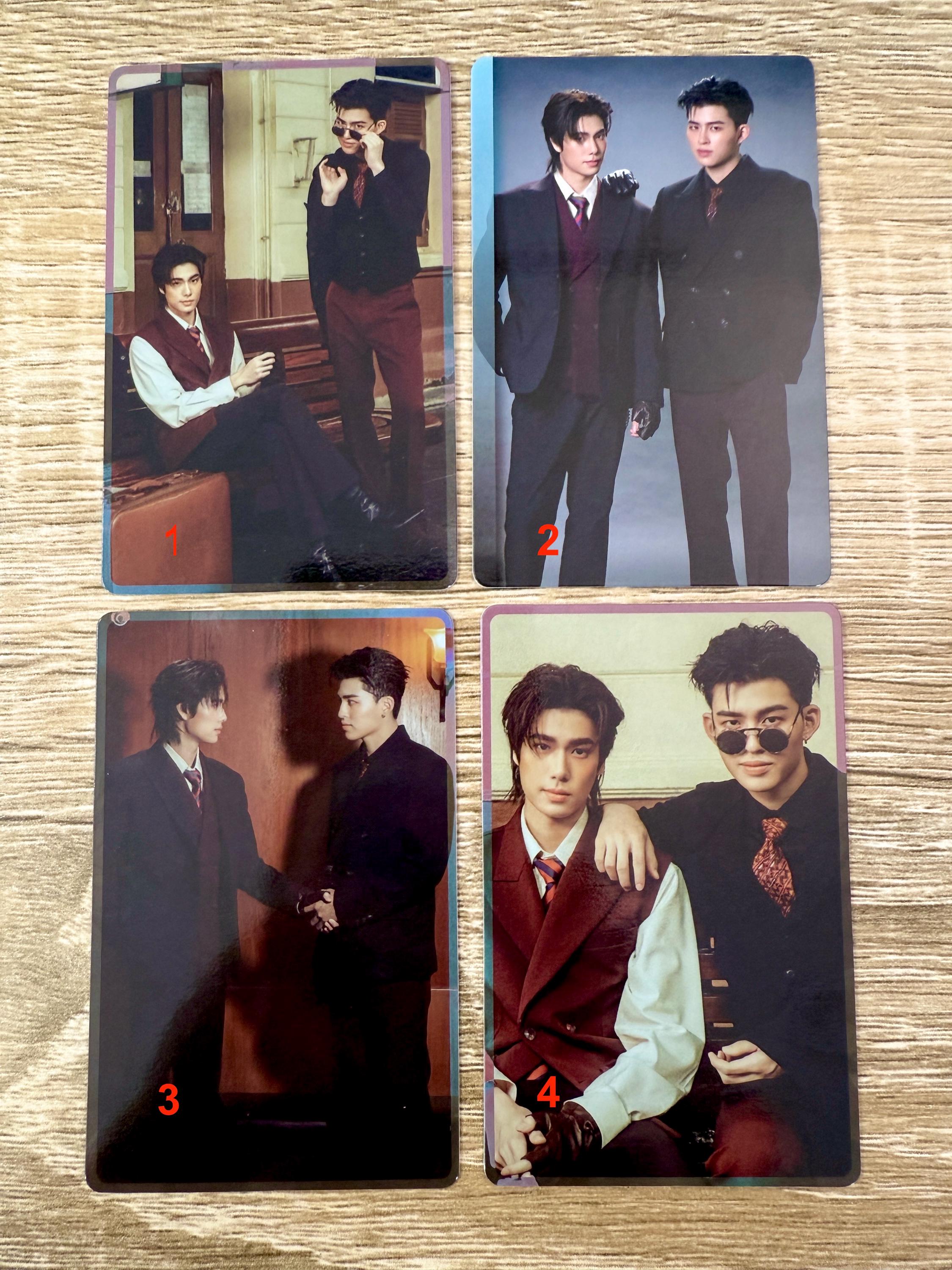 Official GMMTV Pond Phuwin Rendezvous Fancon Photo Cards - Thai BL