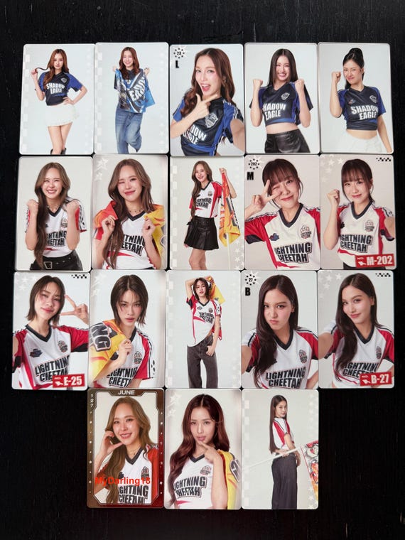 Official GMMTV Starlympics 2025 Girls Photo Cards | Lightning
