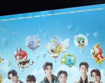 Official Gmmtv LOL 2025 Merch - Light Stick Poster| Pondphuwin