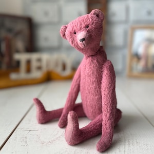 Teddy Bear Sewing Pattern + Tutorial: DIY Plush Toy (PDF Downloadable Guide)
