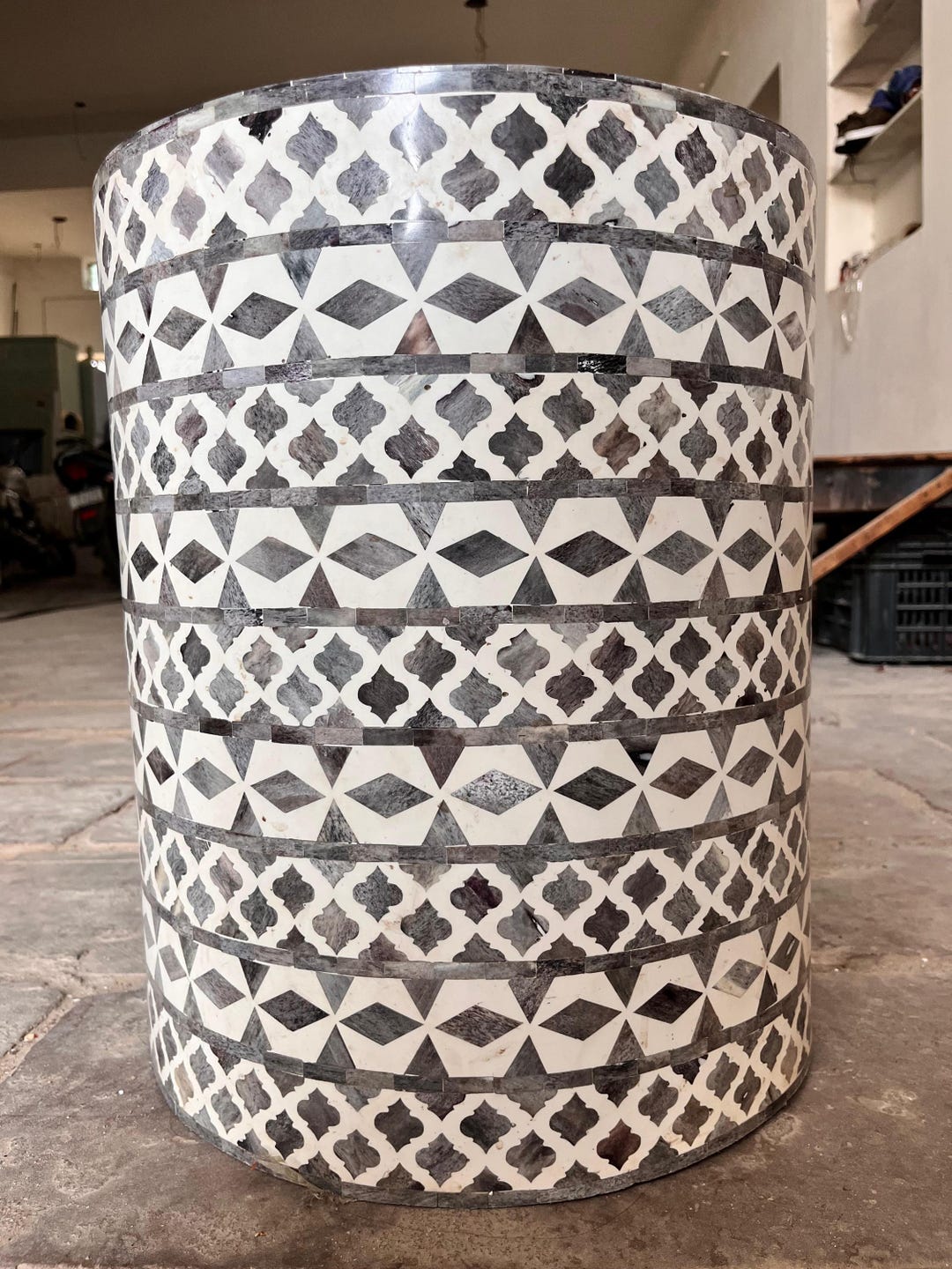 Modern Bone Inlay Handmade Modern Bone Inlay End Table Living Room Furniture - Etsy