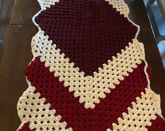 Crochet Granny Table Runner