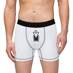 Skyrim Quest Marker White Men&#39;s Boxers Gamer Underwear With Soft Waistband Stretch Fit Breathable Fabric Fun Gift For Him RPG Fan Apparel