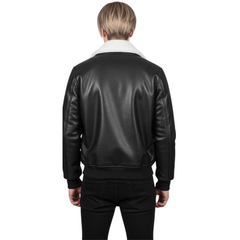 leon re4 jacket, re4 cosplay jacket, re4 jacket, leon kennedy jacket, resident evil jacket, resident evil 4, b3 bomber jacket, aviator shearling, shearling bomber, winter cosplay, halloween jacket, flight jacket, shearling jacket