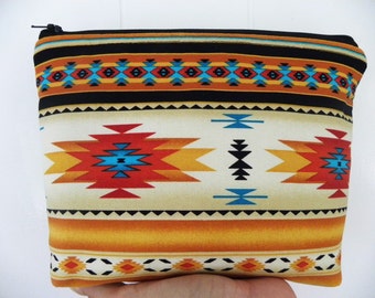 Tribale make-uptas//Cosmetische tas/Accessoirezakje//Southwestern-make-uptas//Southwestern-toilettas