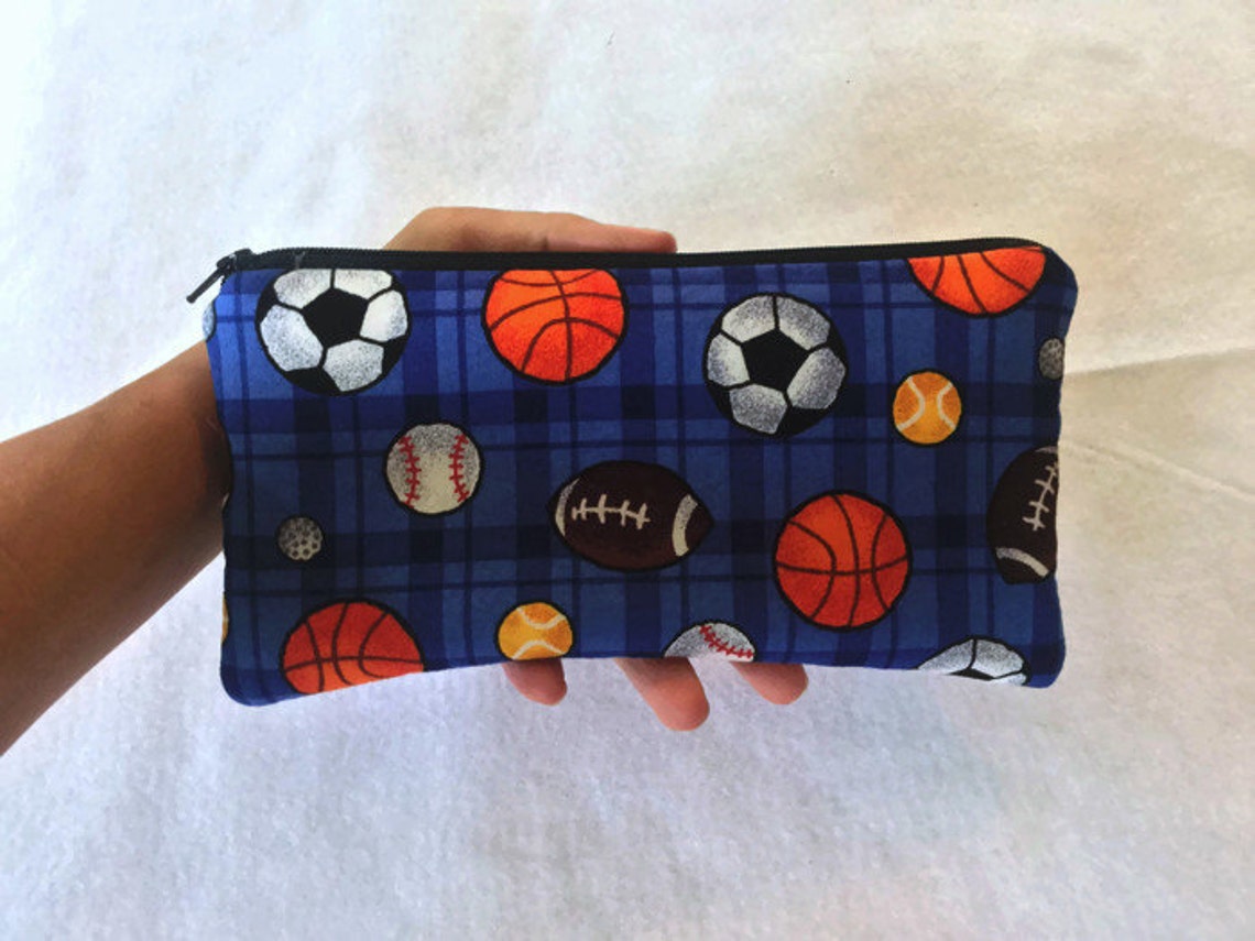 Sports Pencil case/cosmetic bag Etsy