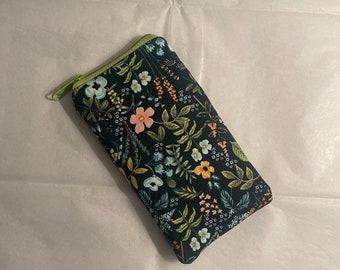 Etui na okulary przeciwsłoneczne Rifle Paper //Zapinane na zamek etui na okulary przeciwsłoneczne //Wyściełane etui na okulary