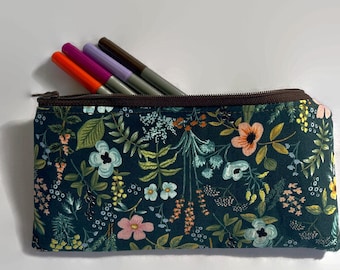 Rifle Paper pencil case//Accessory holder//Cash holder//Cosmetics holder