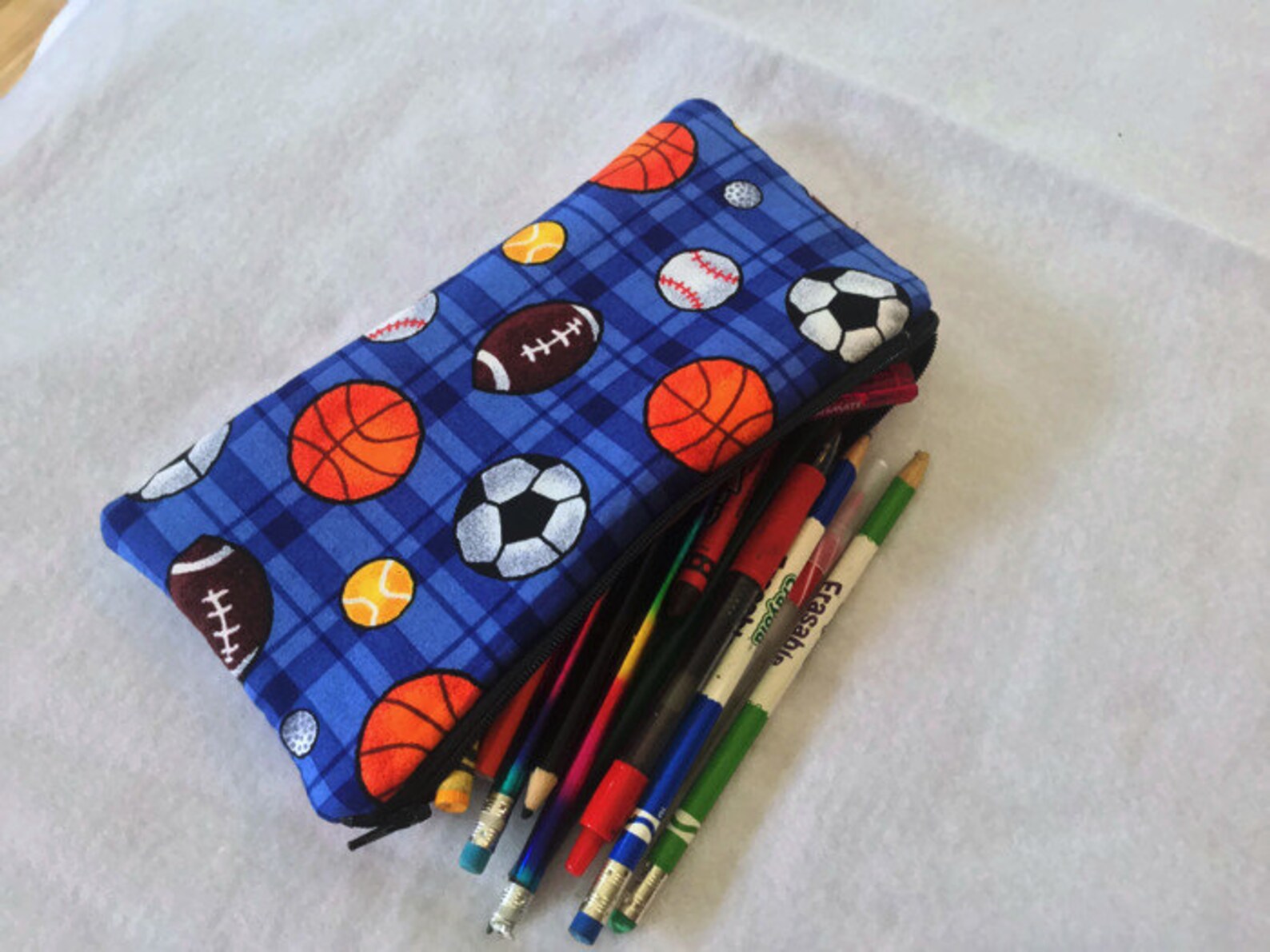 Sports Pencil case/cosmetic bag Etsy