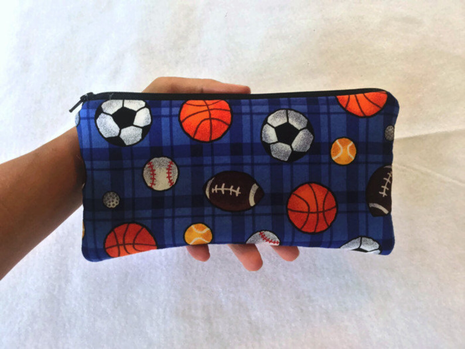 Sports Pencil case/cosmetic bag Etsy