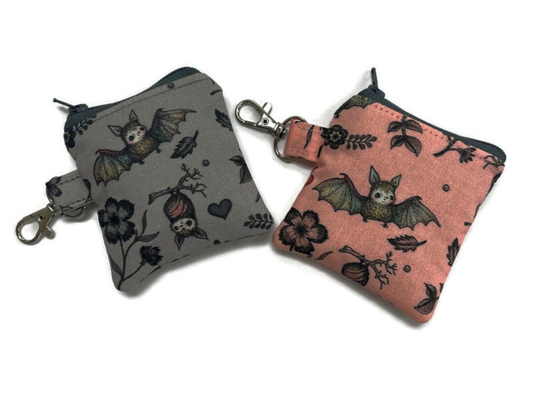 Bats Mini Pouch//bats Air Pod Pouch//bats Ear Phone Holder//mini Pouch