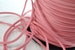 6yds Faux Suede leather Micro Fiber Jewelry Cord Rose Pink Lace 3mm x 1.5mm 