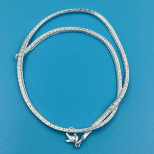Schlangenkette aus 925er Sterlingsilber, minimalistisches, zartes Schmuckstück zum Kombinieren