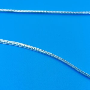 925 Sterling Zilveren Platte Slangenketting, Fijne Minimalistische Sieraden om te Combineren met andere sieraden