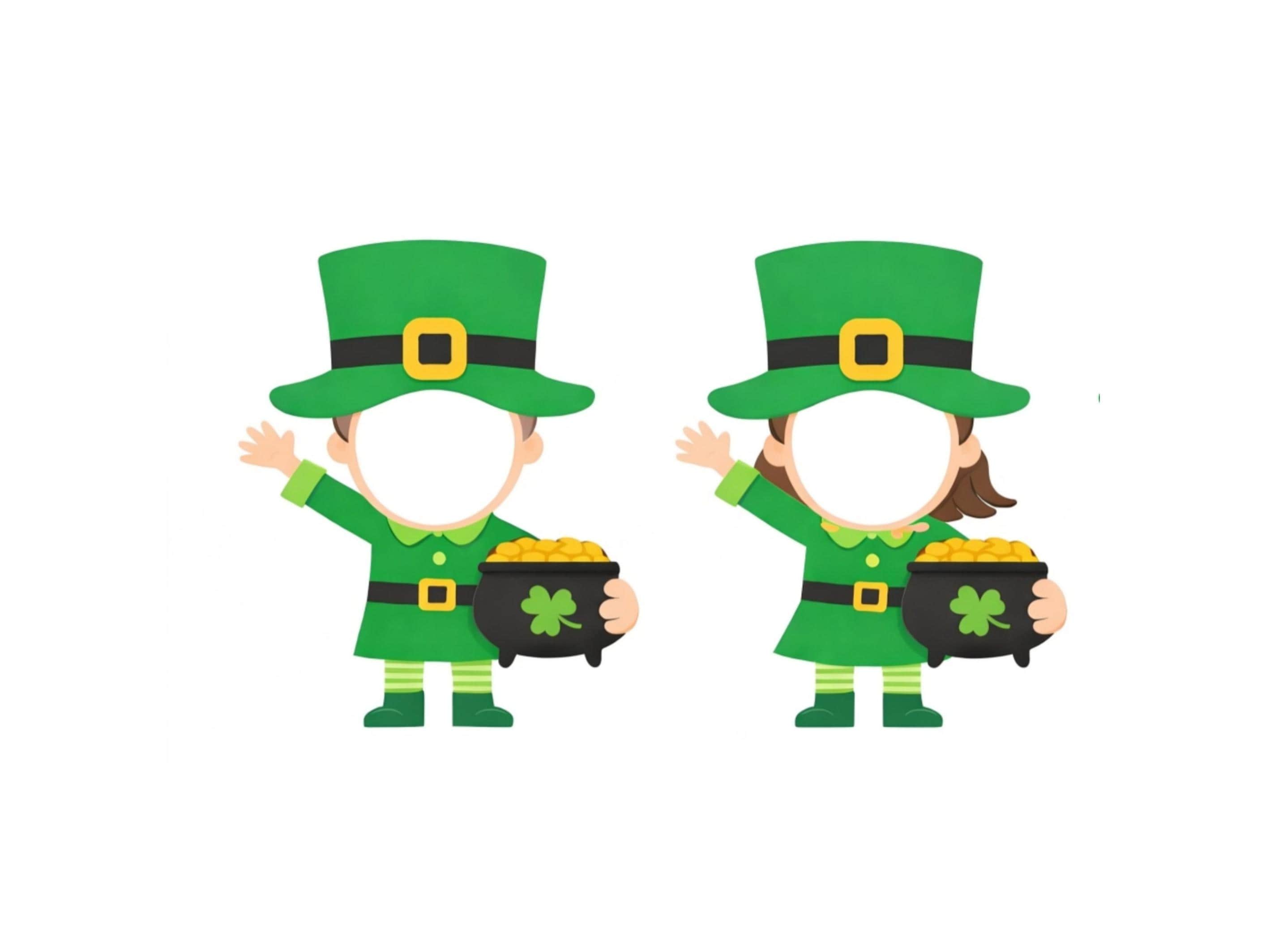 jlo golden globes 2024 dress Girls Deluxe Leprechaun Costume main image 1