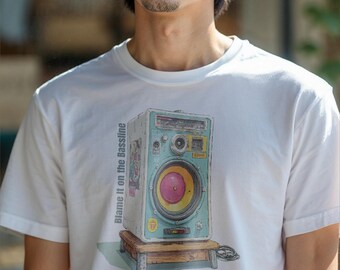 Vintage subwoowo T-Shirt: Retro EDM Musik-Liebhaber-Bekleidung