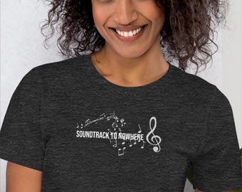 Soundtrack to Nowhere Musik T-Shirt: Künstlerisches T-Shirt für Musikliebhaber